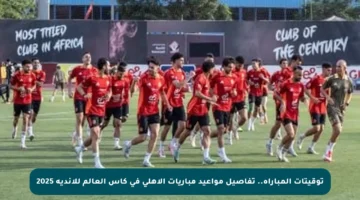 توقيتات المباراة.. تفاصيل مواعيد مباريات الأهلي في كأس العالم للأندية 2025